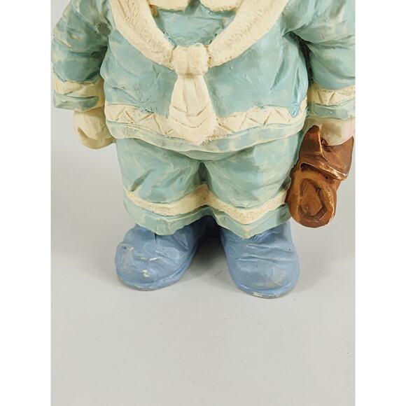 Piglet Pig Lover Piggy Uniform Suit Figurine Light Blue 4" Year 90s Home Decor - Picture 10 of 13